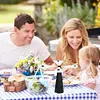 Hexagon Fly Repellent Fan Food Picnic Protector Pest Away Table Fans (A)