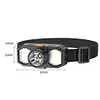 XPE COB LED Headlamp USB Rechargeable Waterproof Outdoor Fishing Headlight