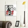 Music Notes-Full Round Diamond Painting 35*35cm