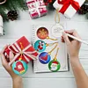 10pcs DIY Partial Drills Diamond Painting Special Shape Xmas Tree Pendants