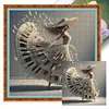(Multi Style)Piano Girl-Full Embroidery 3 strands 11CT Stamped Cross Stitch-50*50CM
