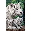 Tigers - 9CT Full Beaded Cross Stitch Kit(35x58cm)