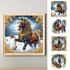 (Multi-Style)Christmas Horse-Partial Special Shaped Diamond Painting 40*40cm