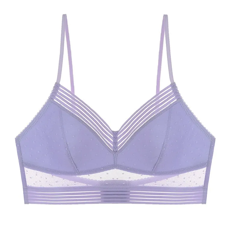 2021 New Women's Open Back Bra Sexy Lace Underwear Fashion Push Up Comfort Invisible Brassiere Female Sexy Dress Lingerie