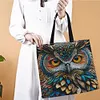 Owl-11CT DIY Stamped Cross Stitch Shopping Bag 40*40cm/15.75*15.75in