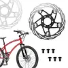 160/180mm Bicycle Rotor Disc 6 Holes Road Bicycle Center Lock Disc for Road Bike