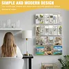 [US Local Warehouse] 18 Slot Acrylic Brochure Pamphlet Holder Wall Mount 6 Magazine 12 Pamphlet Pockets Wall Pocket Organizer 10/5inches Trifold Brochure Holder for Flyer Literature Menu Advertise