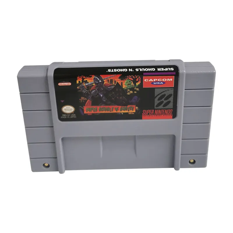 Super Ghouls 'N Ghosts SNES For Super Nintendo Entertainment System - 16 Bit US Version Game Cartridge