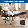 [US Local Warehouse] 185x70cm Professional Beauty Salon Bed Adjustable Backrest Reclining Massage Bed