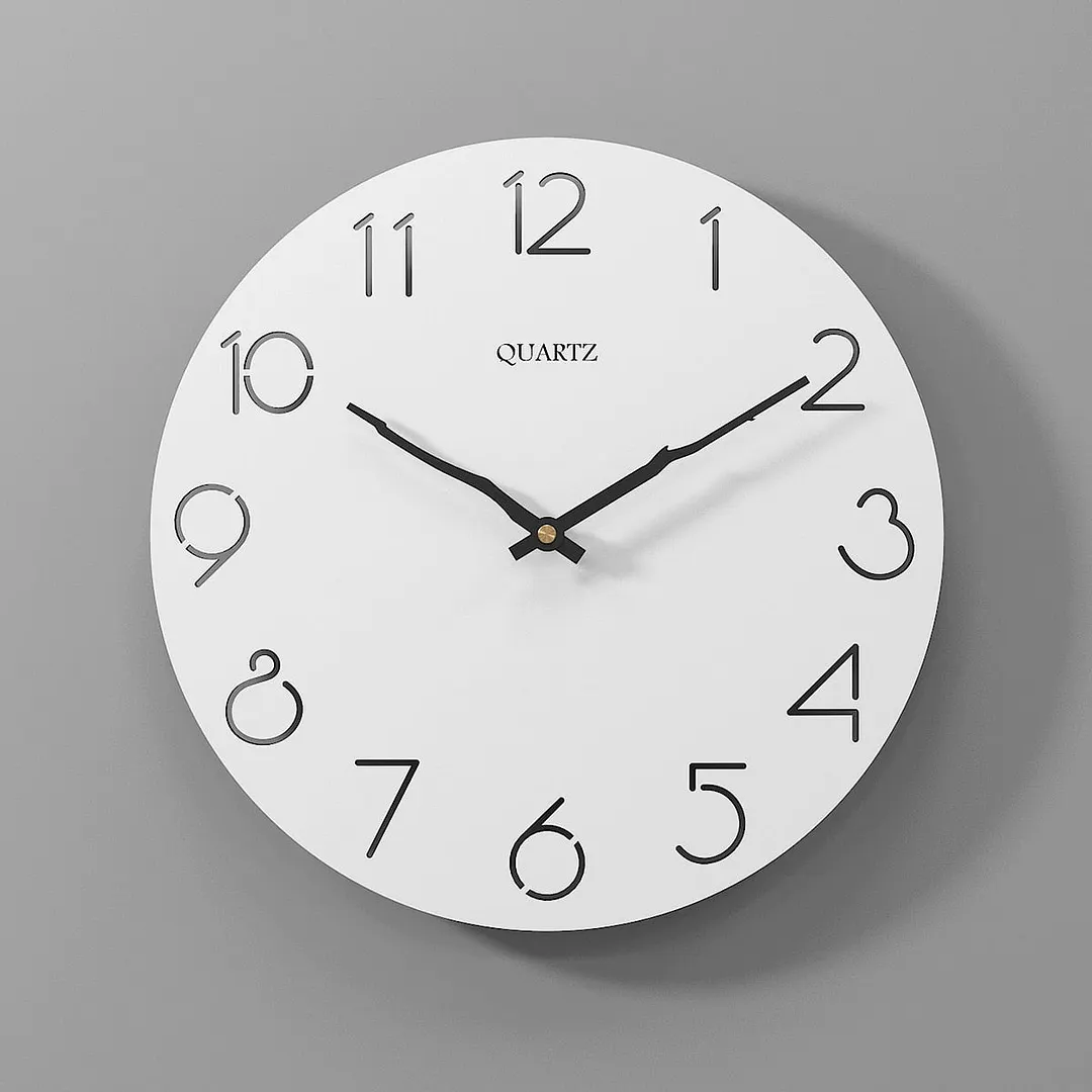 Nordic Simple Wooden 3D Wall Clock Modern Design for Living Room Wall Art Decor Kitchen Wood Hanging Clock Wall Watch Home Decor