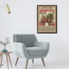 (Counted/Stamped) 11CT Christmas Trailer-Cross Stitch 40*55cm/15.75*21.65in
