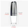  Electric Gravity Pepper Grinder Automatic Salt and Pepper Mill Grinder Adjustable Coarseness Battery Powered Blue Led Light One Hand Operation