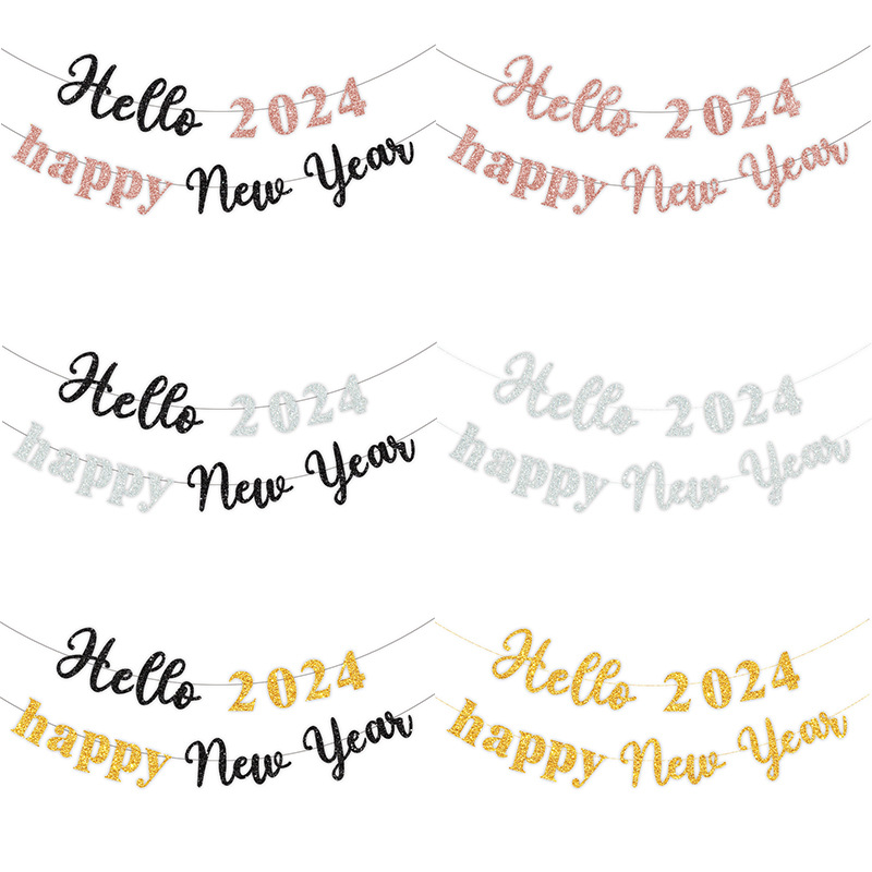 Happy New Year Banner Kit &ndash; Festive Party Decorations & Supplies Set