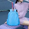 Women Nylon Racket Backpack Waterproof Tennis Badminton Bag & Shoe Compartment