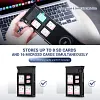 JJC Memory Card Reader 3 in 1 Portable Travel UHS-II SD MicroSD Card Case Holder Type-C USB 3.1 Data Cable External Card Reader Adapter with USB C to USB Lighting OTG Adapter Converter