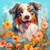 Beauty Dog - Paint by Numbers Acrylic Painting