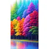 Rainbow Forest-Full Round Diamond Painting 40*70CM