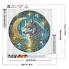 Diamond Painting-DIY Full Round Drill Wolf