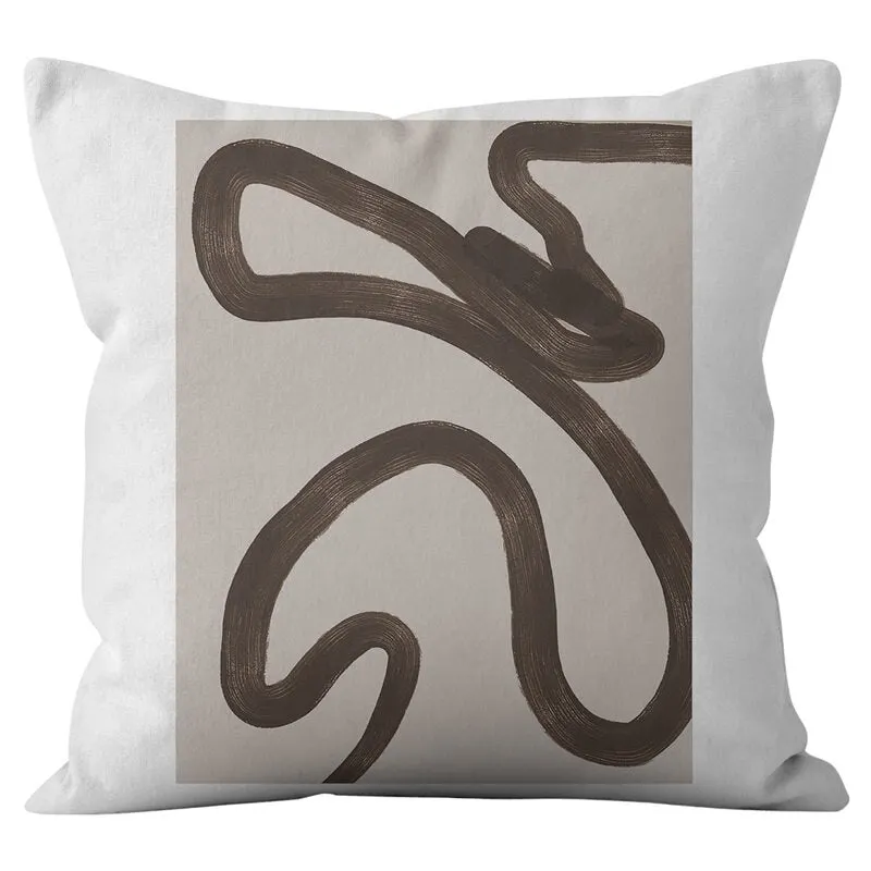 Modern Abstract Geometric Cushion Cover Short Velvet Throw Pillowcase Office Sofa Decorative Pillows Case Minimalist Home Decor