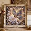 Pearl Butterfly-Partial Special Shaped Diamond Painting 30*30CM