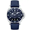 PANERAI PAM01289 Submersible QuarantaQuattro Blu Profondo on Blue leather Strap 44mm Super Clone