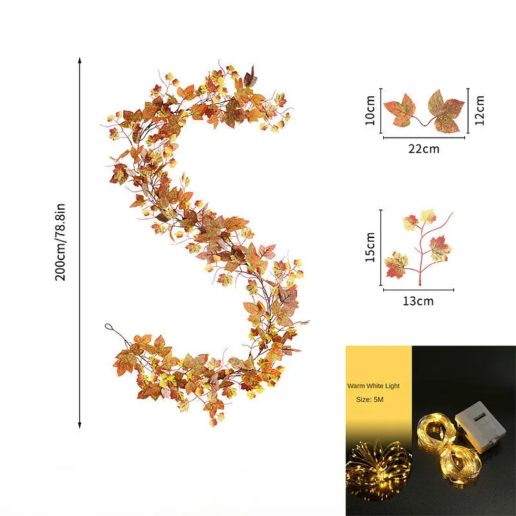 Autumn Leaves LED Garland