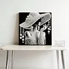 (30x30cm)DIY Pearl Painting Framed Beauty Handmade Pearl Material Art Kit Living Room Decor