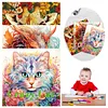 3PCS Crazy Cat Coloring Book Set Mindfulness Art Books for Adults 