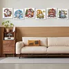 (US Local)6pack Xmas Gnome-Special Shaped Diamond Painting Kit(30x30cm)