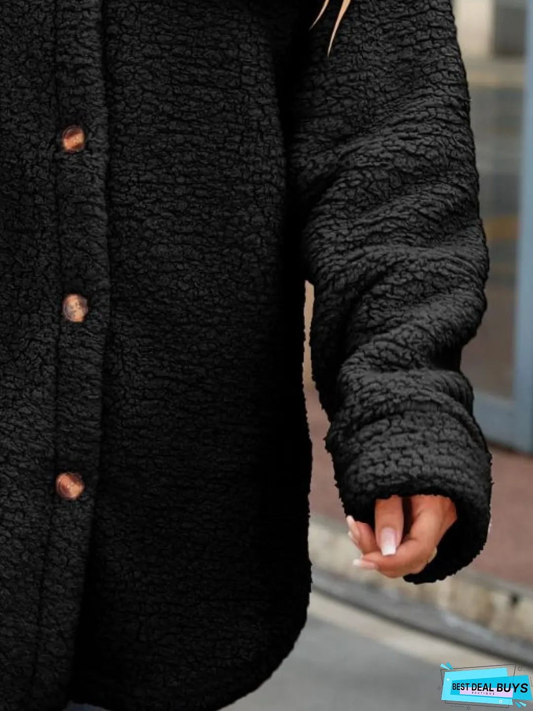 Button Down Collared Coat