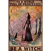 (Big Size)The Witch - 11CT Stamped Cross Stitch - 40*60cm - Halloween
