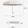 Ring buckle umbrella, Reflective Safety Strip, Sturdy Windproof, Travel Portable