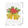 12pcs Xmas DIY Mini Square Diamond Painting Set 15x18cm