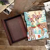 Wooden Christmas Theme Diamond Jewelry Case Mosaic Craft Set for Rings Bracelets