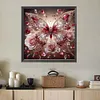 (US Local)Paint By Numbers Kit On Canvas DIY Oil Art Butterfly Picture Home Decor40x40cm