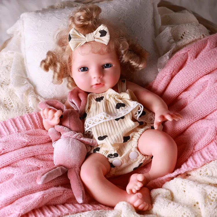 Babeside Terry 12" Realistic Silicone Smiling Baby Little Infant Girl Healing Through Presence