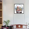 5D DIY Full Round Drill Diamond Painting Santa Claus Crystal Ball Home Decor