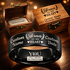 Memorial Ring 😍 Includes Matching Engraved Wood Box + Bonus Bracelet 🎁