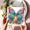 (US Local)6Pcs Owl Butterfly Diamond Painting Greeting Card for Holiday Party Favors