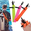 Inflatable Diving Buoy SMB High Visibility Buoy for Diving Enthusiasts (Orange)