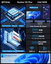 NucBox G3 Plus--Enhanced Performance Mini PC With Intel N150 Processor