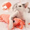 Jouet interactif &eacute;lectrique de disquette de chien de chat