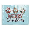 (US Local)Christmas Diamond Painting Placemats DIY Diamond Dot Kits for Home Decor