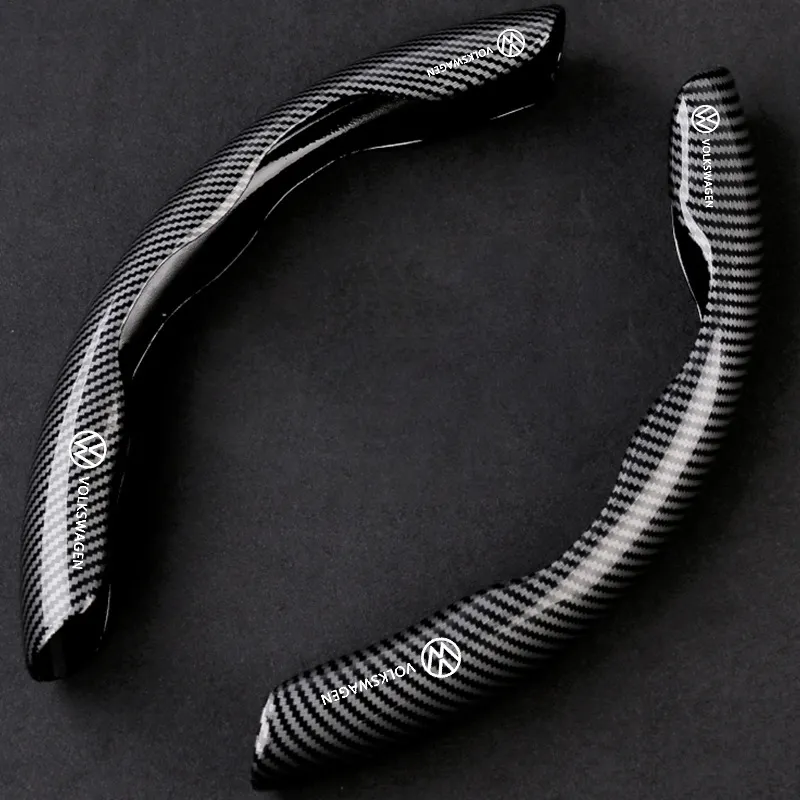 🔥HOT SALE🔥Car Carbon Fiber Steering Wheel Cover（2PCS）