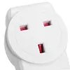 4pcs UK Plug Power Outlet Light Switch Socket+1pc Wireless Remote Control