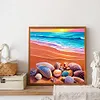 >SALE<5D DIY Full Round Drill Diamond Seashell Painting Animal Kit Home Decor 30x30cm