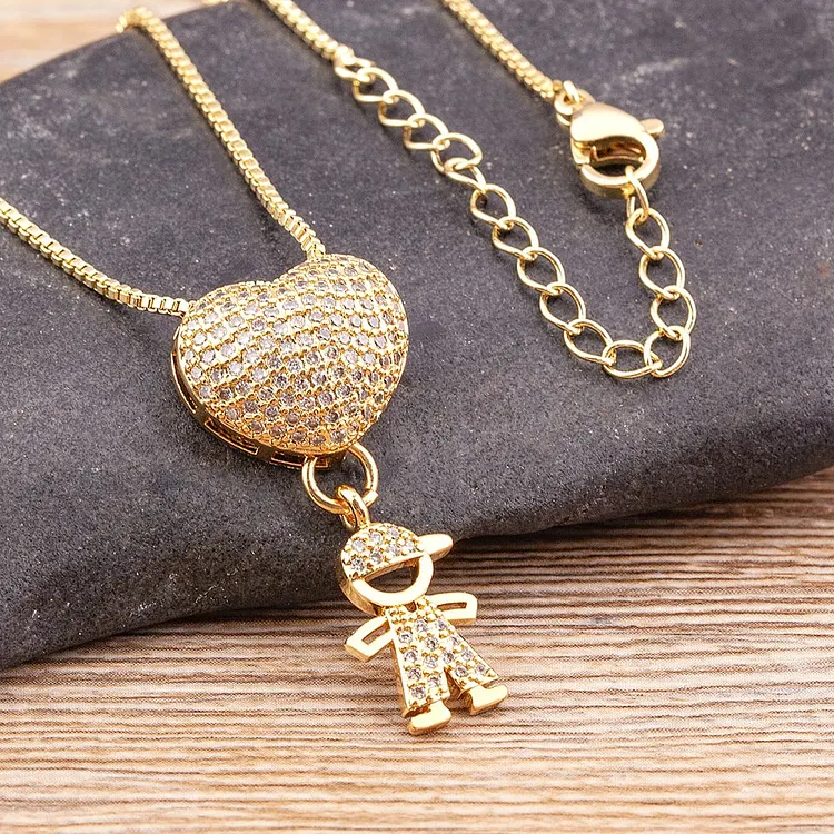 💖49%💖Love and my kids 【Mother's Love Necklace】