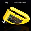 Motorcycle Lock With Alarm|110dB Alarm Sound Disc Brake Lock,Motorcycle Lock Accessories|Waterproof Brake Lock,For Electric Cars,Motorcycle,Moped,Dirt Bike,Road Bikes,Scooter