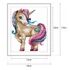 Unicorn-14CT Stamped Cross Stitch Kit(17*14cm)