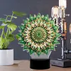 DIY 5D Diamond Painting Acrylic Mandala  Night Light Lamp Home Decoration Ornament Gift Kit